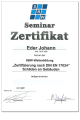 Zertifikat Schäden an Gebäuden